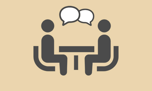 会話風景のイラスト画像